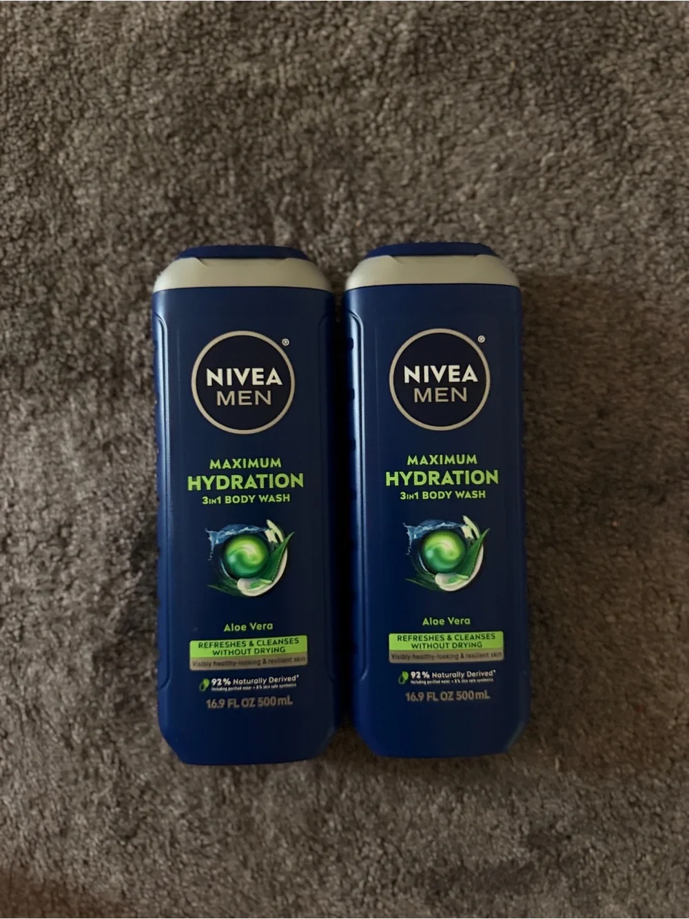 NIVEA MEN Maximum Hydration 3-in-1 Body Wash - Blue